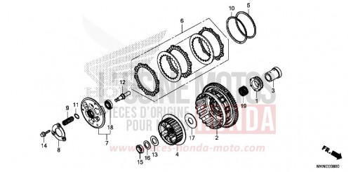 EMBRAYAGE CBR650RAK de 2019